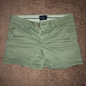 Green American Eagle Shorts